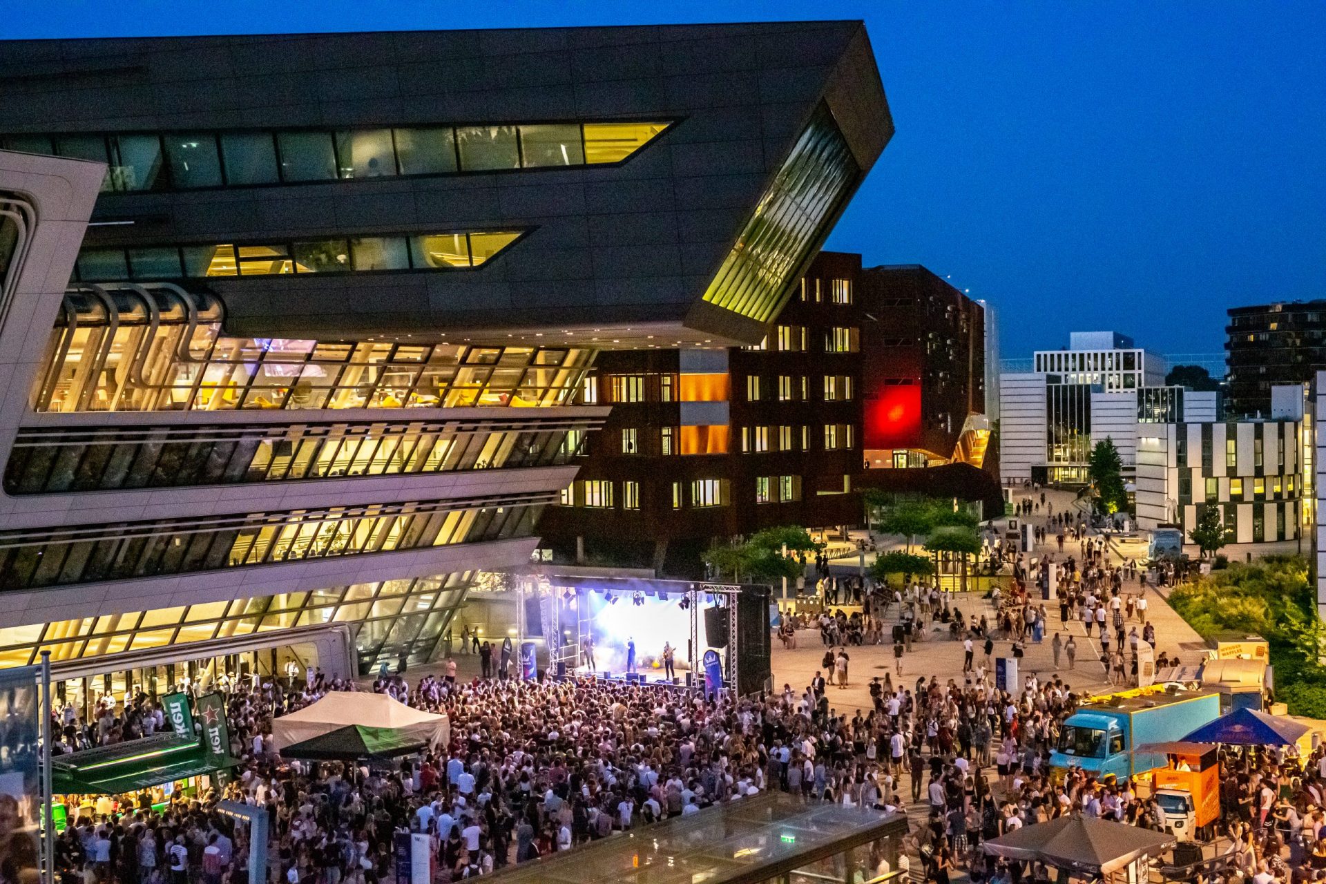 Festival Feeling auf dem Campus